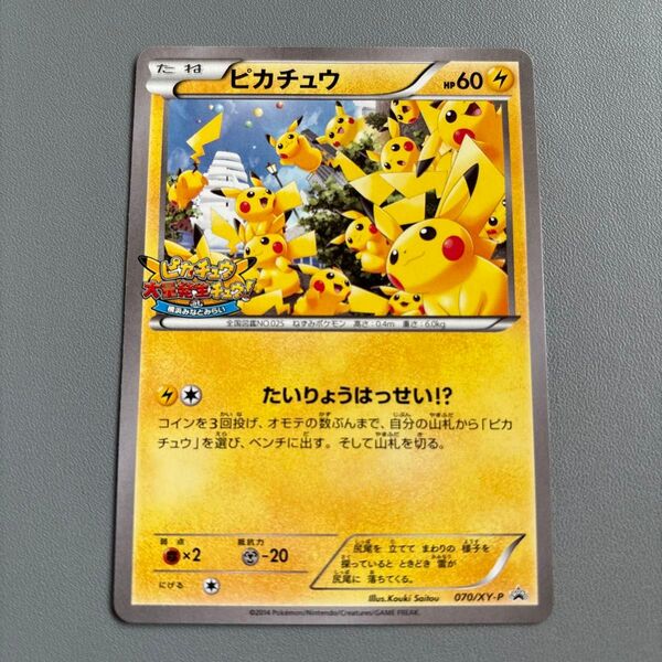 ポケモンカード ピカチュウ大量発生チュウ 070/XY-P プロモ