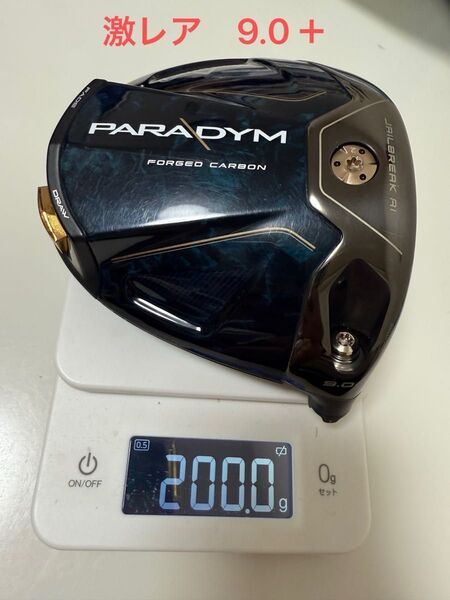 プロト ツアー支給 キャロウェイ PARADYM 9.0+ プラス ドライバー ヘッドのみ