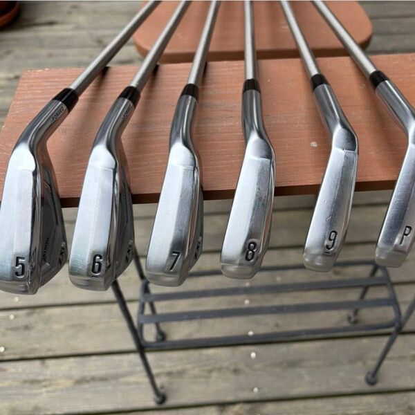 値下げ!SRIXON ZXi5、ZXi7アイアンコラボ5〜9、P6本セットSteel Fiberi80cw最高級カスタムシャフト
