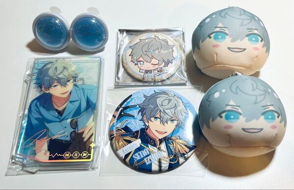 あんスタ 瀬名泉 おまんじゅう リングライト アニカフェ 缶バッジ 旋律アクスタ