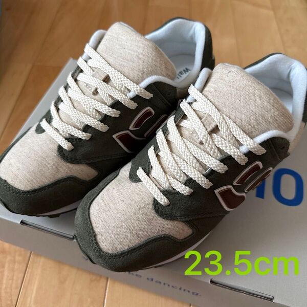 限定◎にゅ~ず 『Linen×Olive』 スニーカー