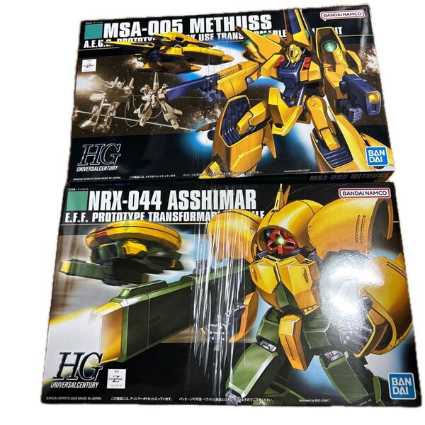 【2個セット】HG 1/144 MSA-005 メタス & NRX-044 アッシマー