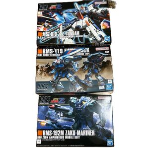 【3個セット】hg ダブルゼータ・アイザック・ザクマリナー 未組立