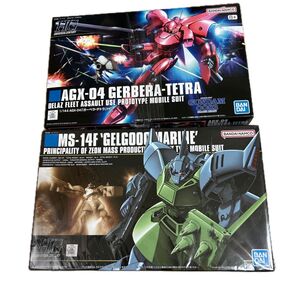 【2個セット】HGUC AGX-04 ガーベラ・テトラ MS-14F ゲルググマリーネ