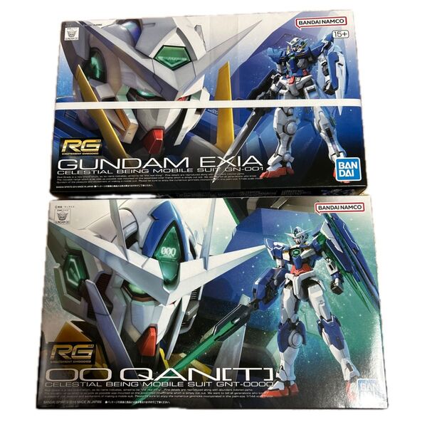 【2個セット】RG ガンダムエクシア&ダブルオークアンタ 未開封