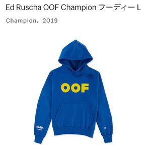 MoMA OOF Ed Ruscha チャンピオン リバースウィーブ パーカー スウェット 美品 L フーデイ
