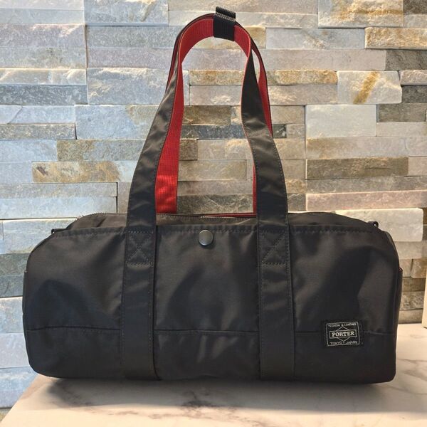 PORTER ポーター エルファイン コラボ ボストンバッグ ドラムバッグ 旅行バッグ バック カバン 2way 美品