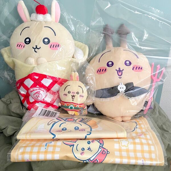ちいかわ★クレープくじA賞うさぎ エニマイ てんあくBIGぬいぐるみ 他