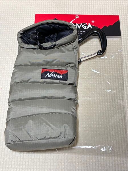 NANGA ナンガ MINI SLEEPING BAG PHONE CASE ミニスリーピング バッグ フォンケース カーキ色