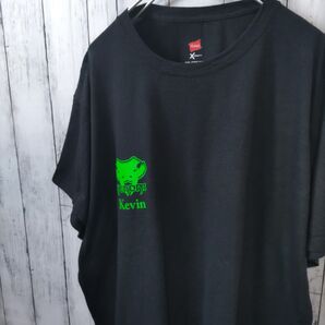 ヘインズ ヴェノム マーベル キャラクター ゆるだぼ Tシャツ 黒 2XL 古着 ブラック プリントTシャツ