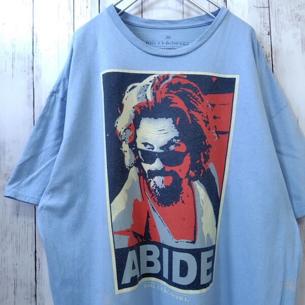 TheBigLebowski ビッグサイズ Tシャツ ブルー系 2XL 古着