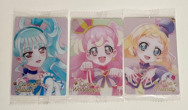 プリキュア ウエハース カード HR 3枚セット