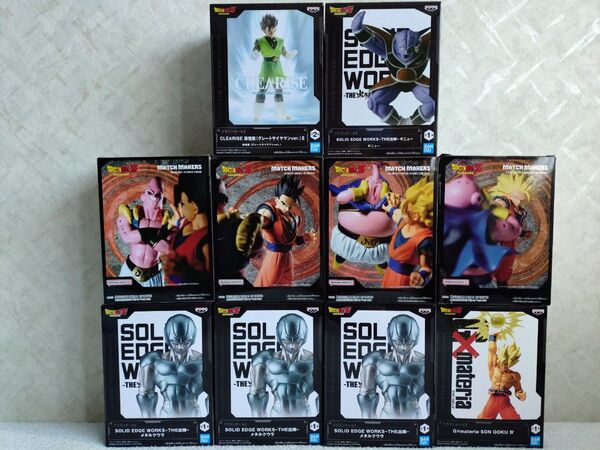 ドラゴンボール Z フィギュア まとめ売り SOLID EDGE MATCH MAKERS 孫悟空 魔人ブウ 孫悟飯 メタルクウラ
