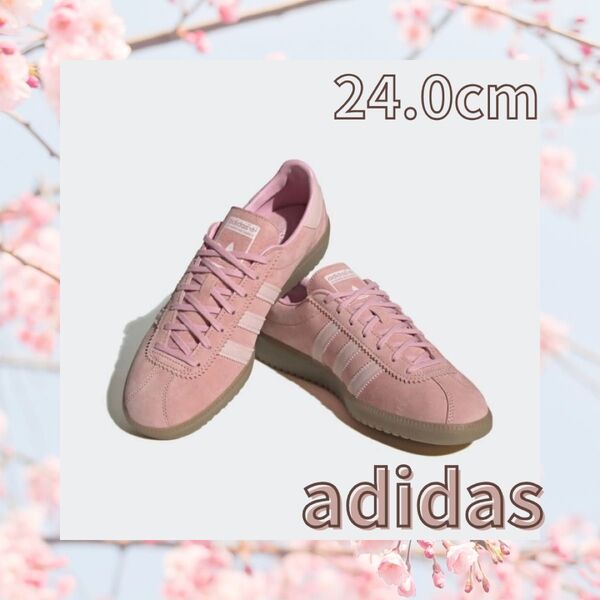韓国 adidas アディダス バミューダ ピンク 24cm 春カラー ローカットスニーカー