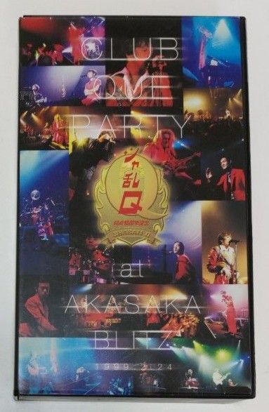 【VHS】シャ乱Q「CLUB QUE PARTY at AKASAKA BLITZ」つんく はたけ まこと たいせー