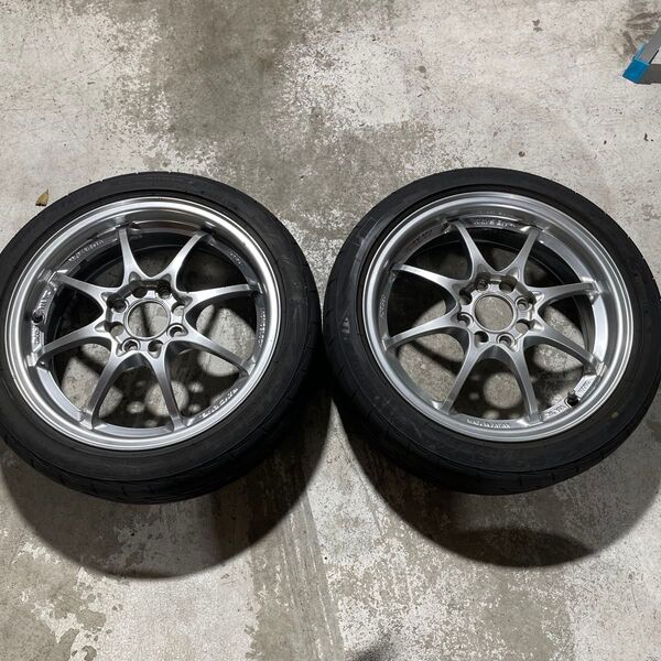 RAYS CE28N 15インチ 5.5J+45 4本タイヤセット 165/50R15のうち2本①