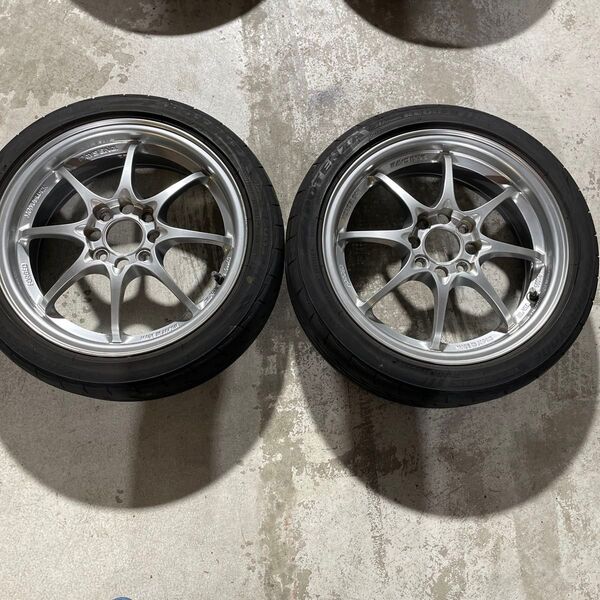 RAYS CE28N 15インチ 5.5J+45 4本タイヤセット 165/50R15のうち2本②
