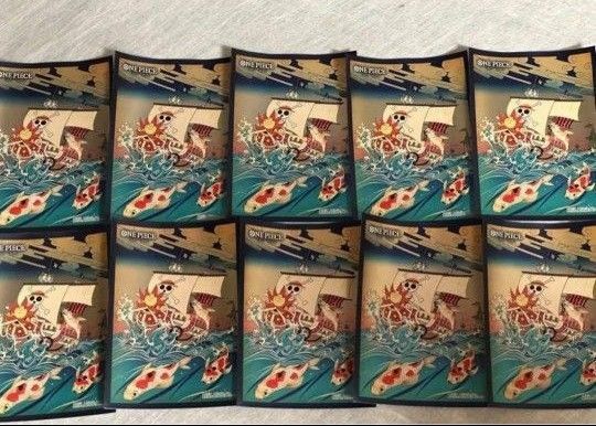 海外版 1周年限定 浮世絵スリーブ 10枚 ワンピースカードゲーム