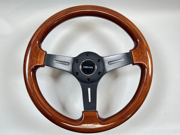 NRG Classic Wood Grain ステアリング ST-015-1BK