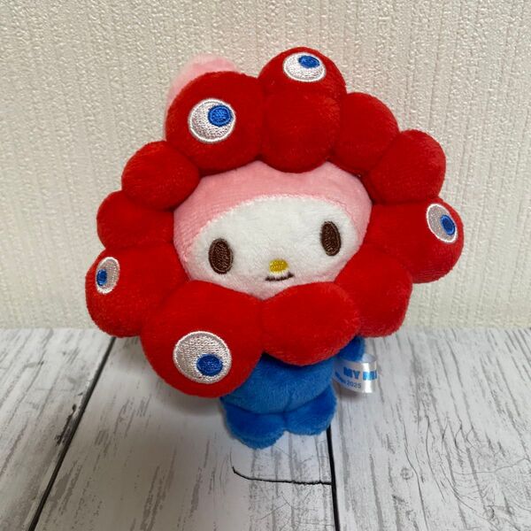 EXPO2025 サンリオキャラクターズ ミャクミャクなりきりぬいぐるみBC カラビナ付き マイメロディ