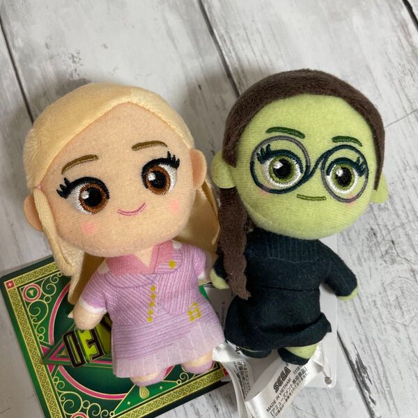 ナムコ限定 wicked ウィキッド ふたりの魔女 マスコット エルファバ グリンダ