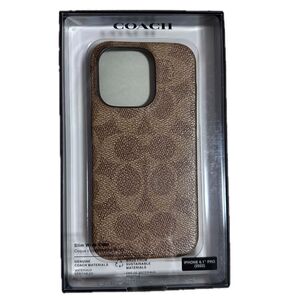 COACH iPhone14Pro ブラウン 未使用