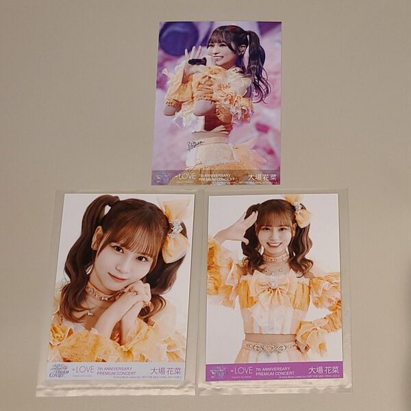 大場花菜 =LOVE イコラブ 封入生写真 魔法少女衣装 7周年円盤