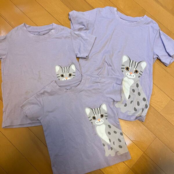 無印 兄弟姉妹 お揃いTシャツ 80.100.120