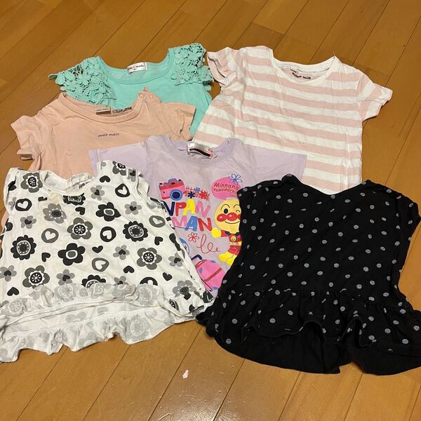 90.95センチ 女の子 Tシャツ 6枚セット