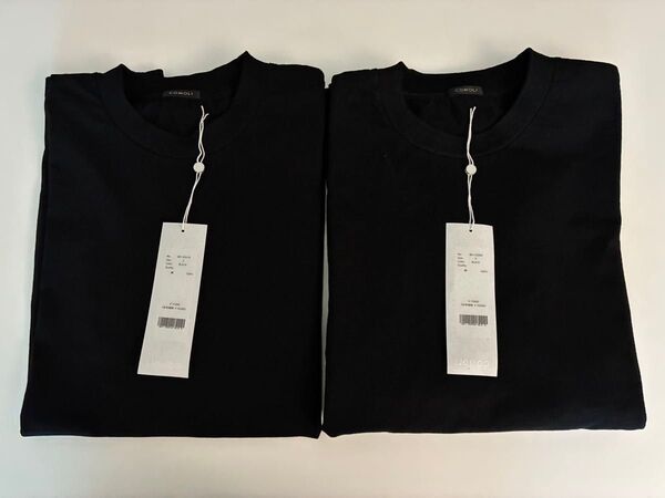 COMOLI コモリ 2025SS コットンジャージ長袖+半袖Tシャツ 2枚セット サイズ3