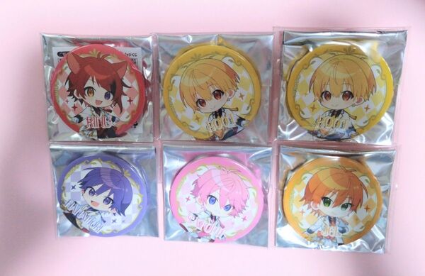 8周年 すとぷり デフォ 缶バッチ 缶バッジ 莉犬 さとみ るぅと ジェル ななもり。 6点セット