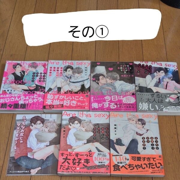 その① 2口発送『えっちなお尻じゃダメですか?』 鳩屋タマ 1~6巻セット アニメイト特典付き bl コミック