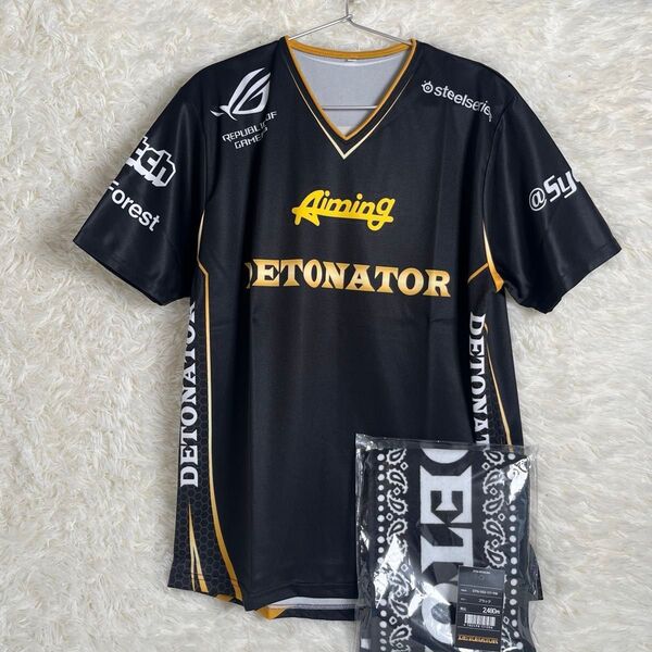 DETONATOR 公式グッズ Tシャツ タオルマフラー2点セット eスポーツ 新品未使用 ユニフォーム