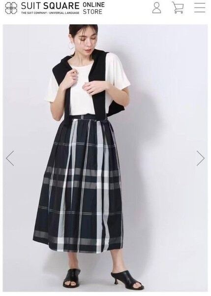 【美品】フレアロングスカート
