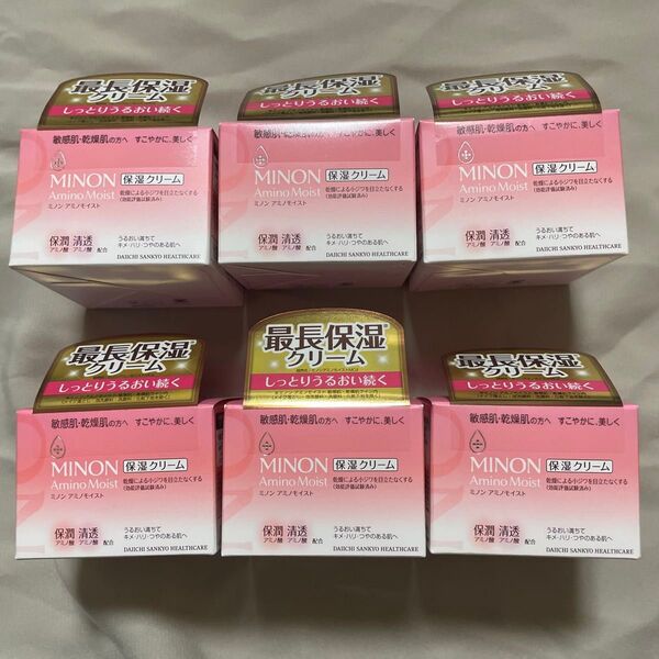 ミノンアミノモイスト モイストチャージ クリーム 40g×6個