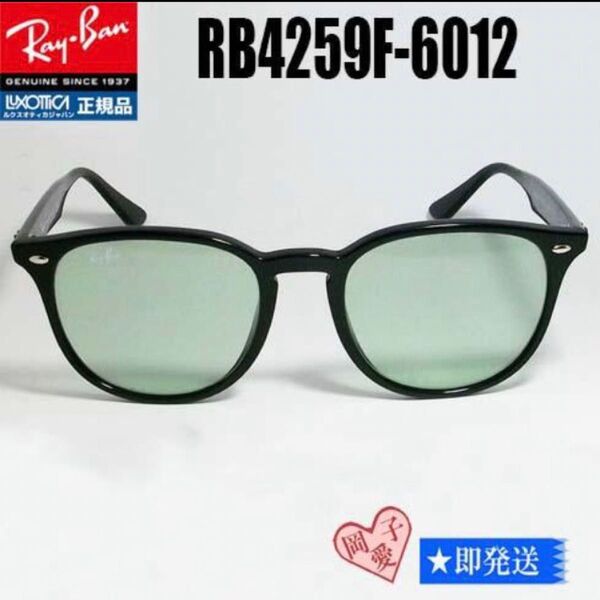 ★RB4259F-601/2★サングラス レイバン RB4259F-6012 ライトグレー 飯田将成モデル ブラック