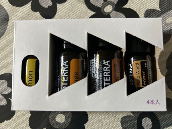 doTERRA レモン、オレンジ、ナイオウッド、メタPWRのエッセンシャルオイルセット