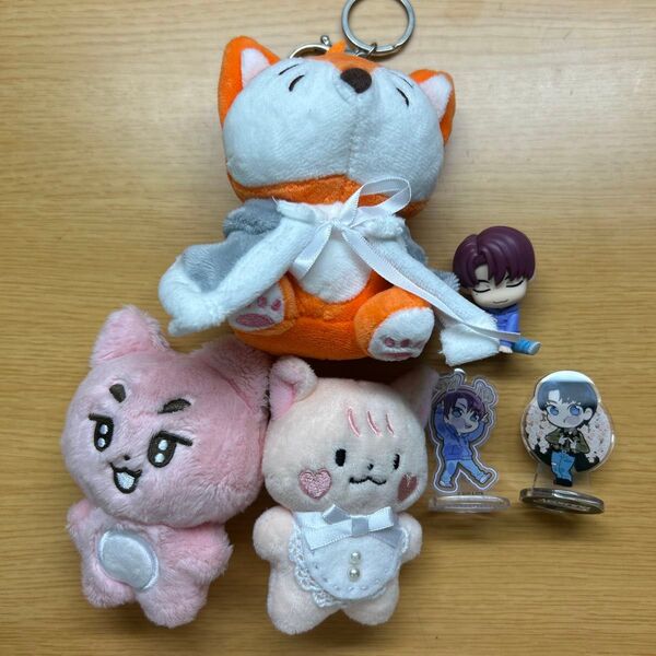 ぬいぐるみ マスコット ガチャガチャ TXT ヨンジュン ポバトゥ キツネ TOMORROW X TOGETHER ちゅに