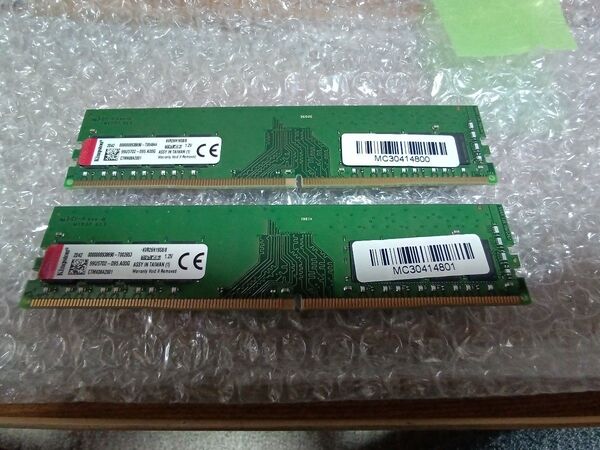 Kingston DDR4-2666 16GB(8GBx2枚) デスクトップ用メモリ