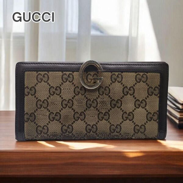 GUCCI グッチ 長財布 二つ折り GGキャンバス294806200