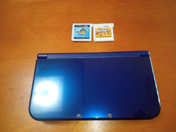 Newニンテンドー3DS LL メタリックブルー シリアル番号なし 上下IPS