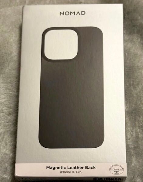 NOMAD Magnetic Leather Back iPhone16 Pro ブラウン iPhoneケース magsafe