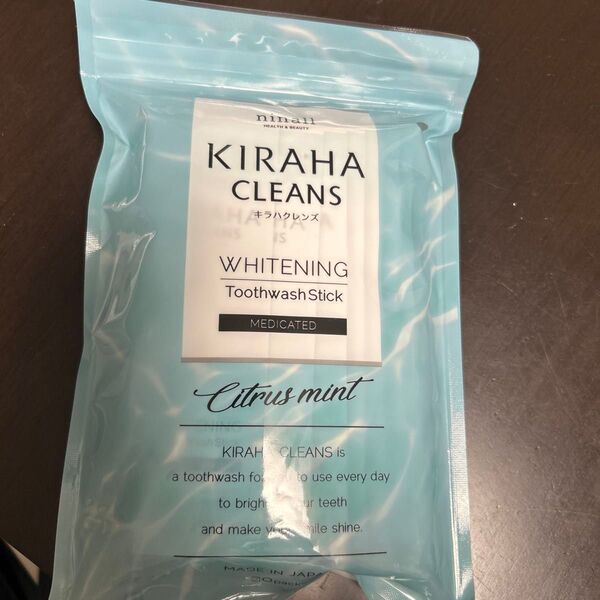 ninal1 KIRAHA CLEANS キラハクレンズ ホワイトニング 歯磨きスティック 30包