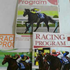  horse racing Racing Program Hanshin jubena il Filly z2017~2019 year 3 pcs. set JRA