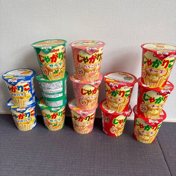 じゃがりこ13点セット お菓子詰め合わせ4種類の味