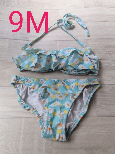 ホルターネック ビキニ 水着 ビキニ水着 花柄 9M