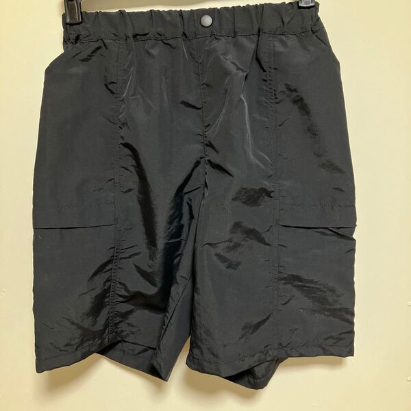 ユニクロ UNIQLO ギアショートパンツ 水陸両用 150cm キッズ 黒 ブラック ハーフパンツ 半ズボン 水遊び 新品未使用
