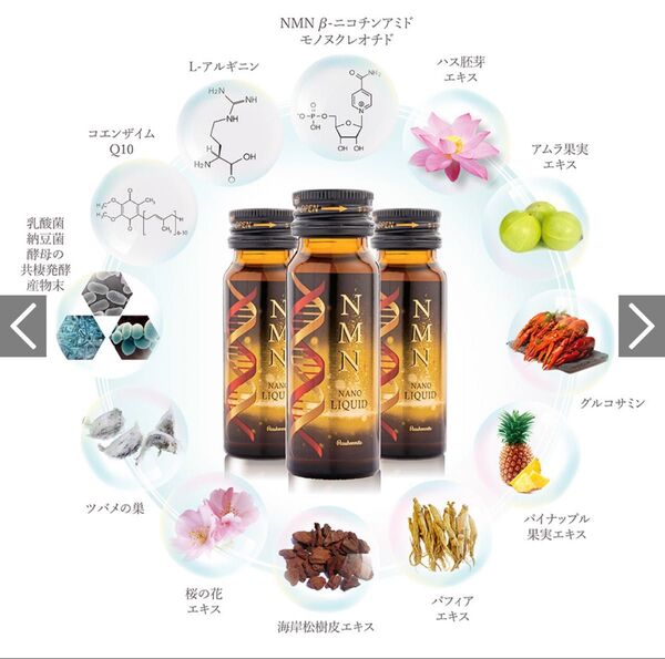 NMN ナノ リキッド 12本セット(30ml×12本)