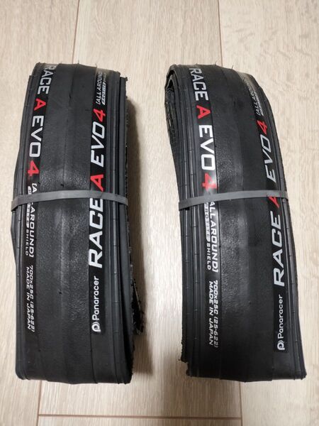 Panaracer RACE A EVO4 700x25C 2本セット 未使用品 パナレーサーレースA エボ4
