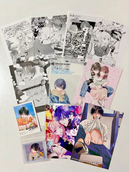 春の嵐とモンスター イラストカード チェキ ブロマイド クリアカード セット